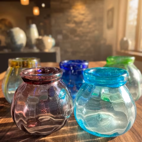 تنگ شیشه ای کوچک